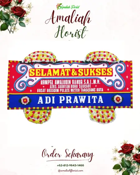 Papan Bunga Ucapan Selamat Sreseh